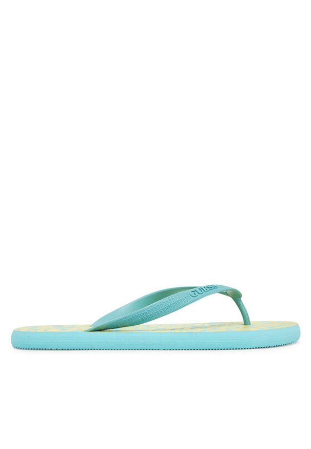 Guess Japonki F5GZ07 BB00H Niebieski. Kolor: niebieski. Materiał: syntetyk