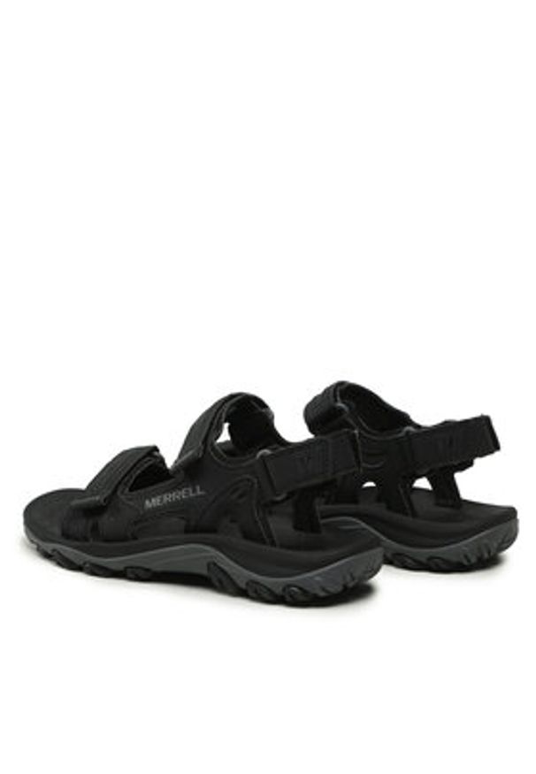 Merrell Sandały Huntington Sport Convert J036871 Czarny. Kolor: czarny. Materiał: skóra. Styl: sportowy