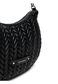 Karl Lagerfeld - KARL LAGERFELD Torebka A3W30147 Czarny. Kolor: czarny. Materiał: skórzane