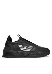 EA7 Emporio Armani Sneakersy X8X221 XK437 M826 Czarny. Kolor: czarny. Materiał: skóra