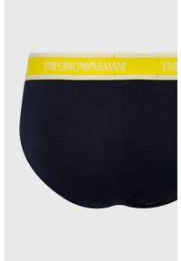 Emporio Armani Underwear Slipy (3-pack) męskie kolor granatowy. Kolor: niebieski