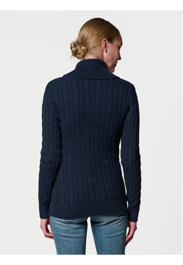 Lauren Ralph Lauren - LAUREN RALPH LAUREN Sweter 200808258005 Granatowy Regular Fit. Kolor: niebieski. Materiał: bawełna