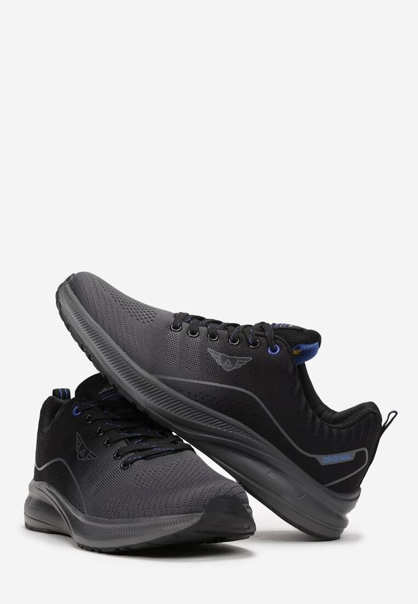 Born2be - Ciemnoszare Buty Sportowe Erite. Kolor: szary. Materiał: materiał. Wzór: aplikacja, jednolity. Obcas: na płaskiej podeszwie