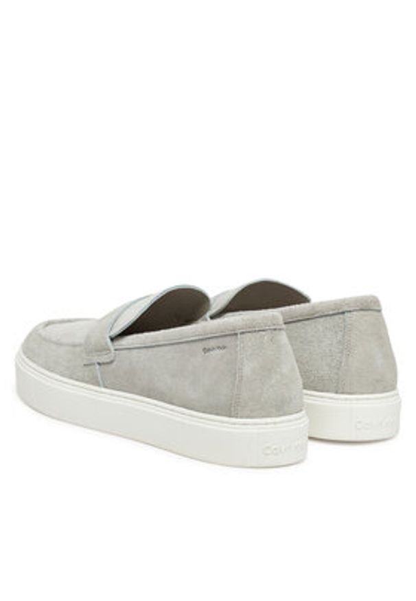Calvin Klein Mokasyny Moccasin Sue Unlined HM0HM01819 Szary. Kolor: szary. Materiał: zamsz, skóra