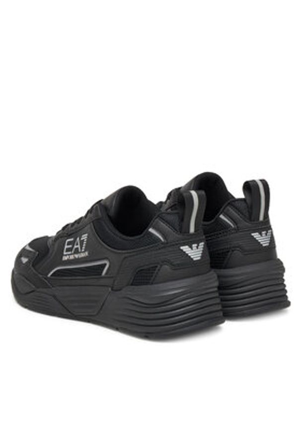 EA7 Emporio Armani Sneakersy 7X000308 AF18447 MC026 Czarny. Kolor: czarny. Materiał: skóra