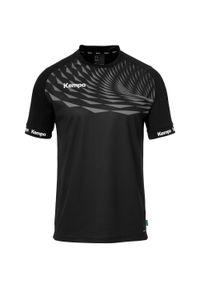 KEMPA - Jersey Kempa Wave 26. Typ kołnierza: kołnierzyk kontrastowy. Kolor: fioletowy, wielokolorowy, szary, biały, czarny. Materiał: jersey. Wzór: napisy. Sport: piłka nożna #1