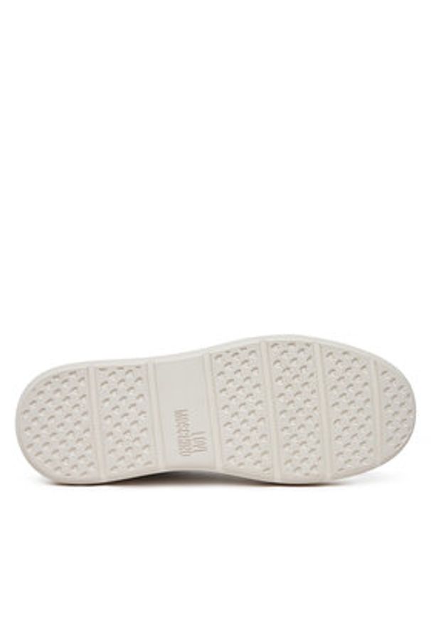Love Moschino - LOVE MOSCHINO Sneakersy JA15154G1MIA110B Biały. Kolor: biały. Materiał: skóra