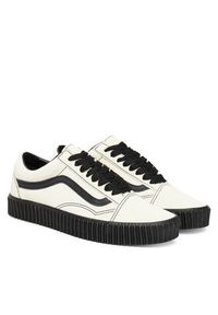 Vans Sneakersy Old Skool Creeper VN000DCE2VZ1 Biały. Kolor: biały. Materiał: skóra, zamsz. Model: Vans Old Skool #6
