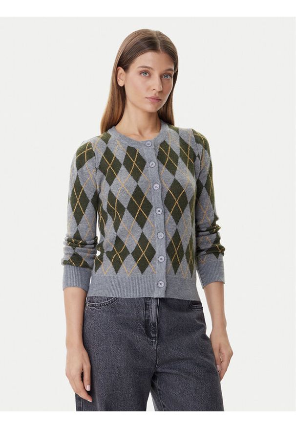 Vero Moda Kardigan Sage 10343727 Szary Standard Fit. Kolor: szary. Materiał: syntetyk