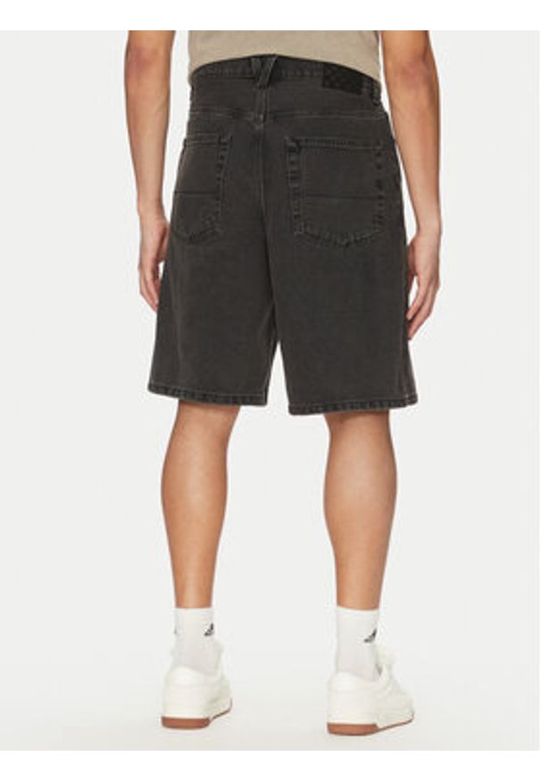 Vans Szorty jeansowe Check-5 VN000C9V Szary Baggy Fit. Kolor: szary. Materiał: bawełna