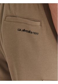 Quiksilver Spodnie dresowe Cargo Fleece EQYFB03401 Khaki Regular Fit. Kolor: brązowy. Materiał: syntetyk #2