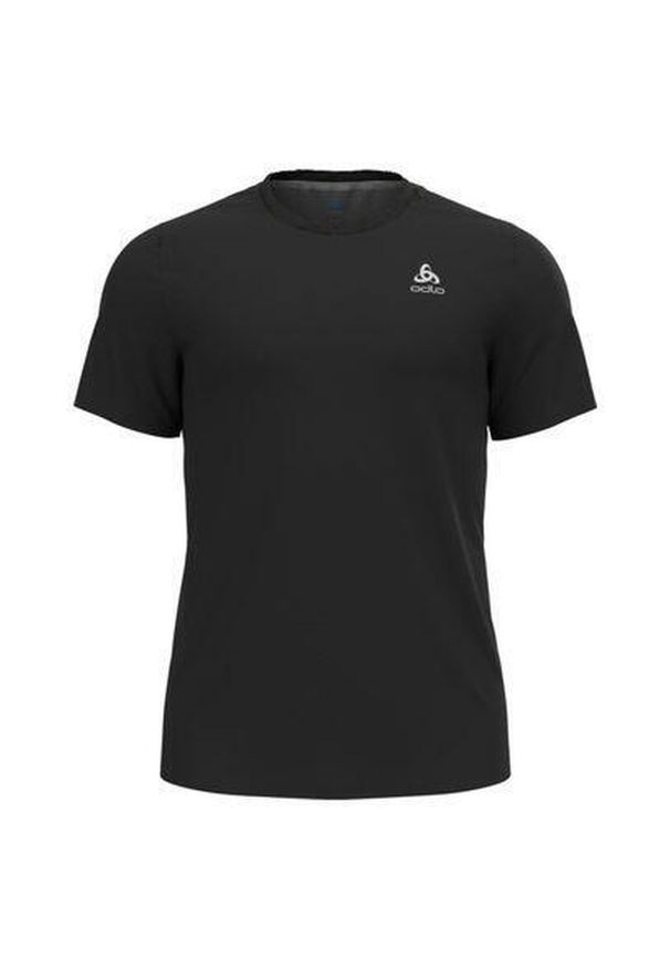 Koszulka z krótkim rękawem trekkingowa męska Odlo T-shirt F-DRY. Kolor: wielokolorowy, czarny, szary. Długość rękawa: krótki rękaw. Długość: krótkie