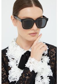 Gucci okulary przeciwsłoneczne damskie kolor czarny. Kolor: czarny #1