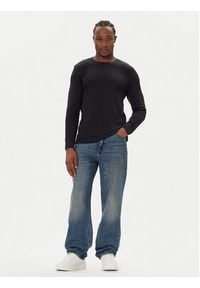 Mustang Longsleeve Arlington 1016875 Czarny Slim Fit. Kolor: czarny. Materiał: bawełna. Długość rękawa: długi rękaw #3