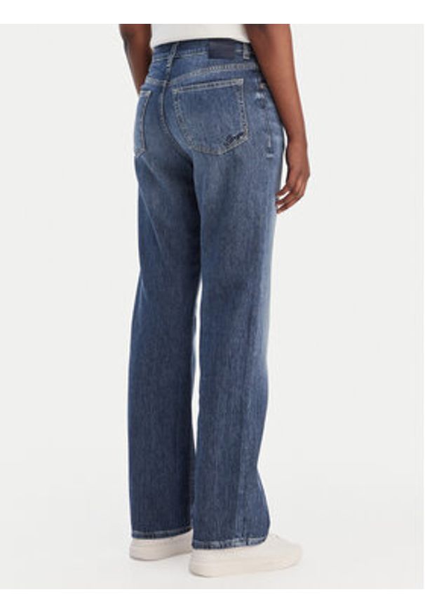 BOSS Jeansy Ada HR 50552376 Granatowy Regular Fit. Kolor: niebieski