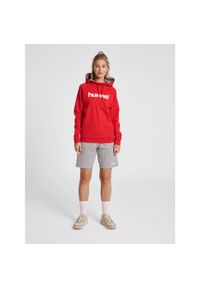 Bluza sportowa z kapturem damska Hummel Go Cotton Logo Hoodie Woman. Typ kołnierza: kaptur. Kolor: czerwony, wielokolorowy, różowy