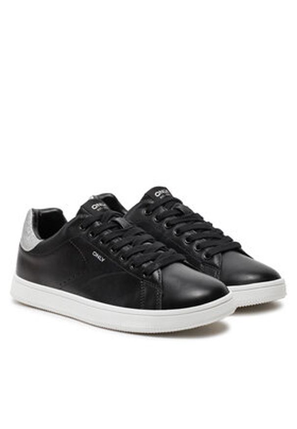 ONLY Shoes Sneakersy Shilo 15288082 Czarny. Kolor: czarny. Materiał: skóra