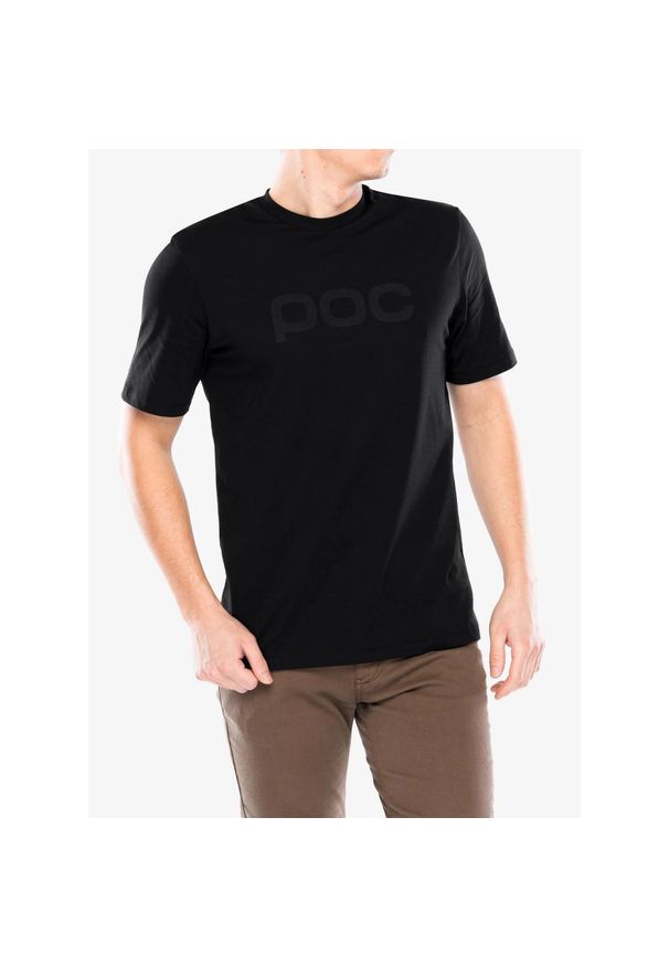 Koszulka bawełniana unisex POC Tee. Kolor: czarny. Materiał: bawełna