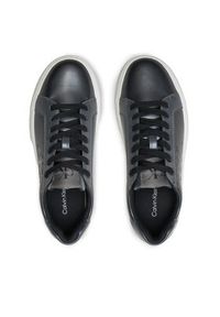 Calvin Klein Jeans Sneakersy Chunky Cupsole Laceup Lth Ml Mtl YW0YW01517 Czarny. Kolor: czarny. Materiał: skóra