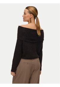 Vero Moda Sweter Lovely 10336698 Brązowy Regular Fit. Kolor: brązowy. Materiał: syntetyk #4