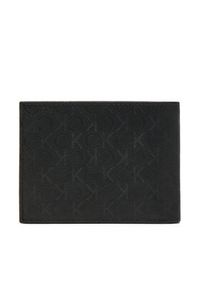 Calvin Klein Duży Portfel Męski Ck Must Mono Bifold 5cc W/Coi K50K512703 Czarny. Kolor: czarny. Materiał: skóra