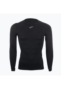 Joma Classic Black Sports Shirt S-M: Oddychająca i szybko suszająca. Kolor: czarny. Długość rękawa: długi rękaw. Długość: długie