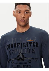 Aeronautica Militare Longsleeve 252TS2477UJ00641 Granatowy Regular Fit. Kolor: niebieski. Materiał: bawełna. Długość rękawa: długi rękaw #3