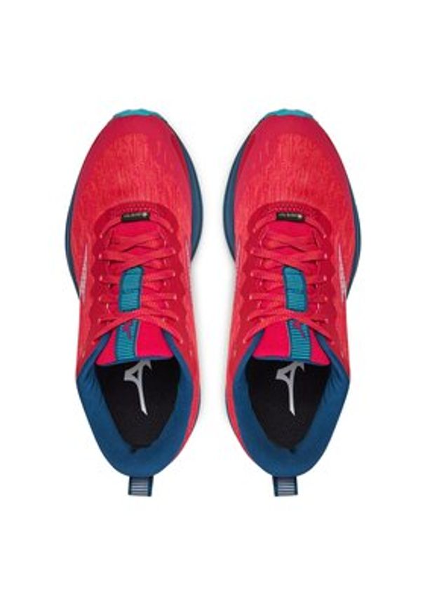 Mizuno Buty do biegania Wave Rider Gtx J1GD2279 Bordowy. Kolor: czerwony. Materiał: materiał. Model: Mizuno Wave