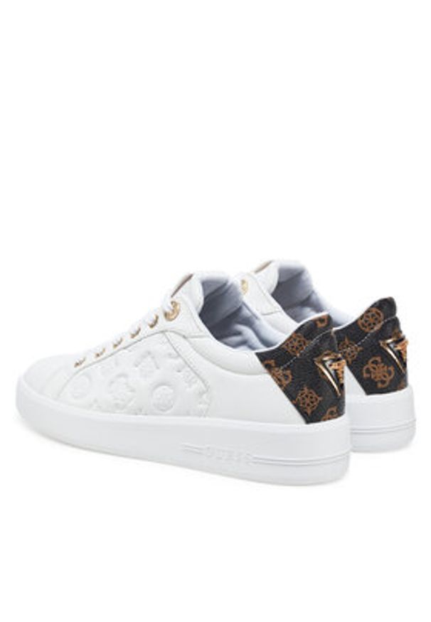 Guess Sneakersy FLJRON FAL12 Biały. Kolor: biały. Materiał: skóra