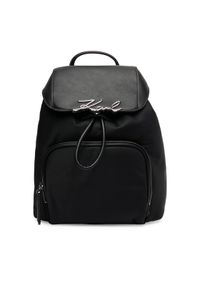 Karl Lagerfeld - KARL LAGERFELD Plecak A3W30027 Czarny. Kolor: czarny. Materiał: skóra