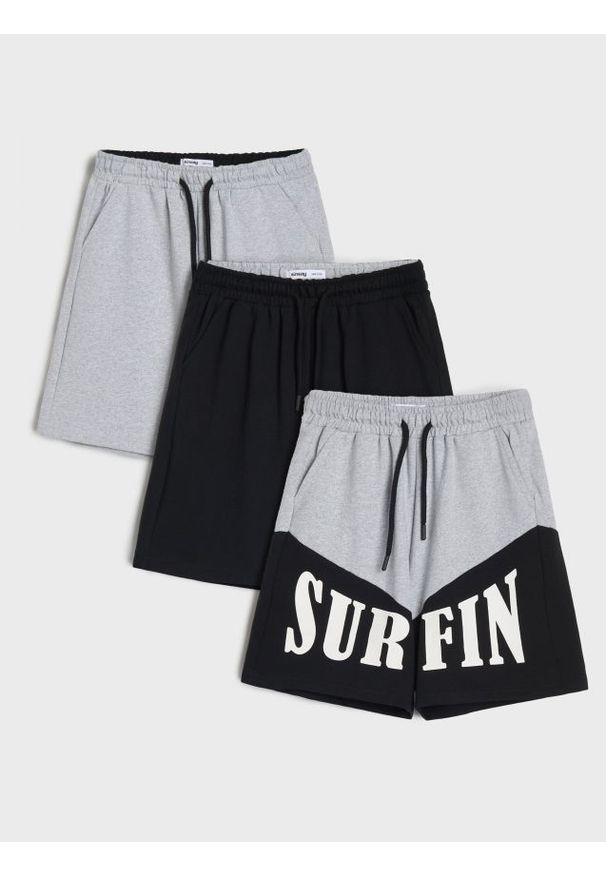 Sinsay - Szorty 3 pack - wielobarwny