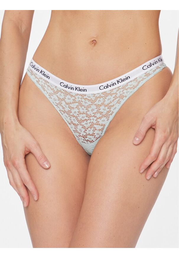 Calvin Klein Underwear Figi brazylijskie 000QD3859E Niebieski. Kolor: niebieski. Materiał: syntetyk