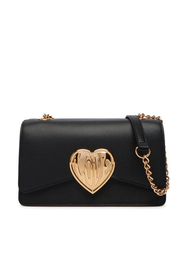 Love Moschino - LOVE MOSCHINO Torebka JC4147PP1OL1600A Czarny. Kolor: czarny. Materiał: skórzane