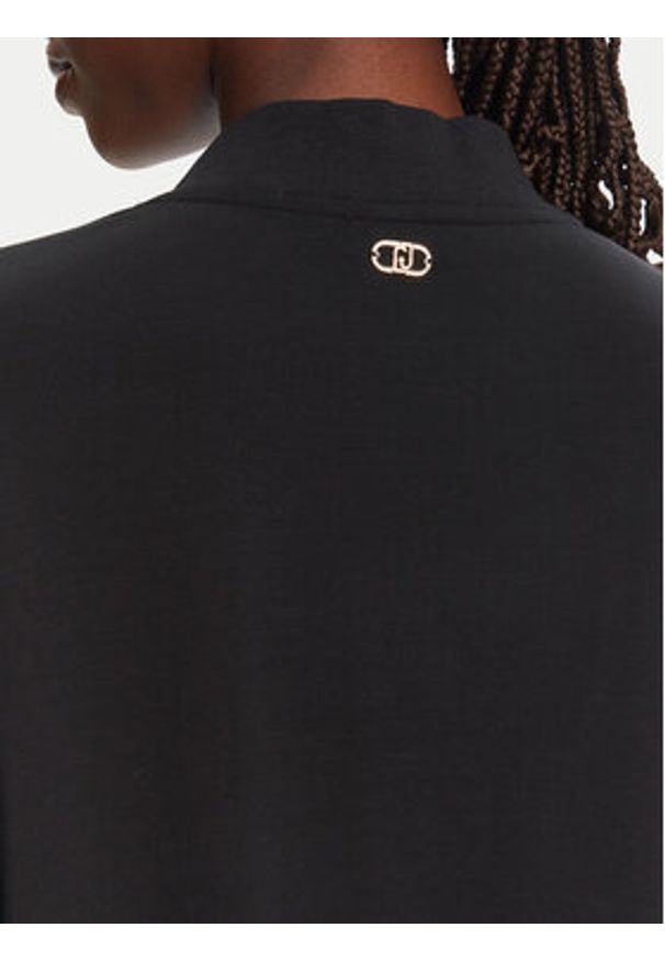 Liu Jo Sport Bluza TA5224 J4869 Czarny Regular Fit. Kolor: czarny. Materiał: syntetyk. Styl: sportowy