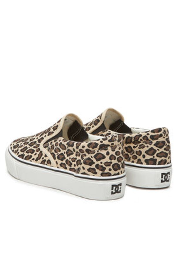 DC Shoes Tenisówki WFA3015-1B Brązowy. Kolor: brązowy. Materiał: materiał