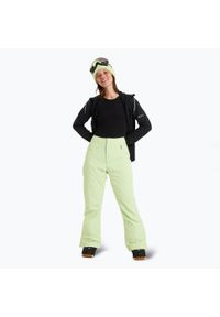Roxy - Spodnie snowboardowe damskie ROXY Diversion. Kolor: zielony. Sezon: zima. Sport: snowboard