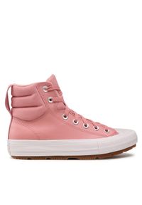 Converse Trampki Chuck Taylor All Star Berkshire Boot Hi 271711C Różowy. Kolor: różowy. Materiał: skóra