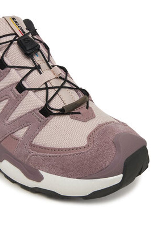 salomon - Salomon Sneakersy Xc Roam Leather L49122800 Różowy. Kolor: różowy. Materiał: zamsz, skóra