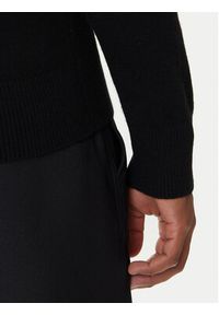 Versace Jeans Couture Sweter 79GAFM00 CMH81 Czarny Regular Fit. Kolor: czarny. Materiał: wiskoza