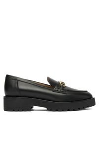 Aigner Loafersy 1252140 Czarny. Kolor: czarny. Materiał: skóra