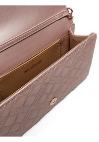Love Moschino - LOVE MOSCHINO Torebka JC4079PP1MLA197A Różowy. Kolor: różowy. Materiał: skórzane