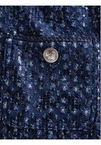 Guess Marynarka W5BN0C D0771 Granatowy Regular Fit. Kolor: niebieski. Materiał: bawełna