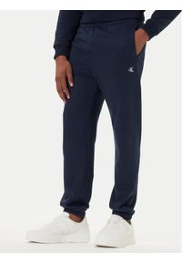 Calvin Klein Jeans Spodnie dresowe LV04RD241G Granatowy Regular Fit. Kolor: niebieski. Materiał: bawełna #1