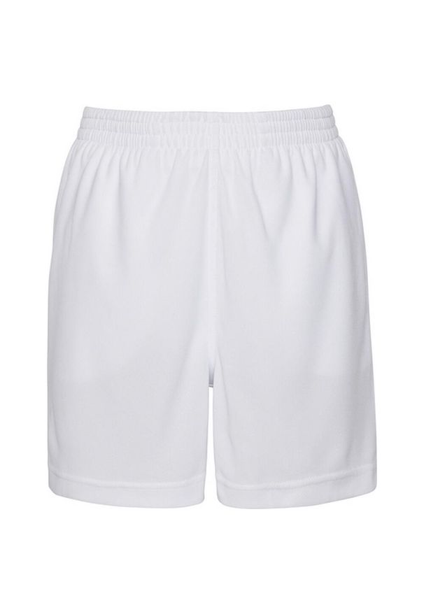 JUST COOL - Spodenki Dziecięce. Kolor: biały. Styl: sportowy. Sport: turystyka piesza