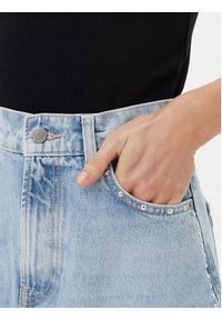 Pepe Jeans Spódnica jeansowa PL901211 Niebieski Regular Fit. Kolor: niebieski. Materiał: bawełna