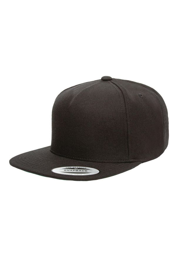 FLEXFIT - Premium 5 Panel Snapback Baseball Cap. Kolor: zielony, czarny, brązowy, wielokolorowy