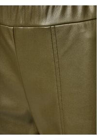 MAX&Co. Spodnie z imitacji skóry Creativo 77840723 Brązowy Relaxed Fit. Kolor: brązowy. Materiał: syntetyk, skóra #8
