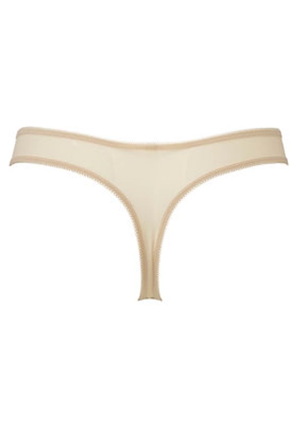Gossard Stringi Glossies 13006 Beżowy. Kolor: beżowy. Materiał: syntetyk