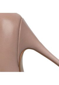 Eva Longoria Szpilki EL-05-01-000017. Kolor: beżowy. Materiał: skóra. Obcas: na szpilce #2