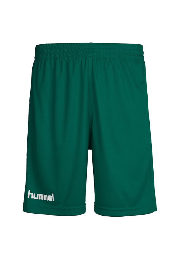 Spodenki sportowe dziecięce Hummel Core Kids Poly Shorts. Kolor: zielony. Styl: sportowy
